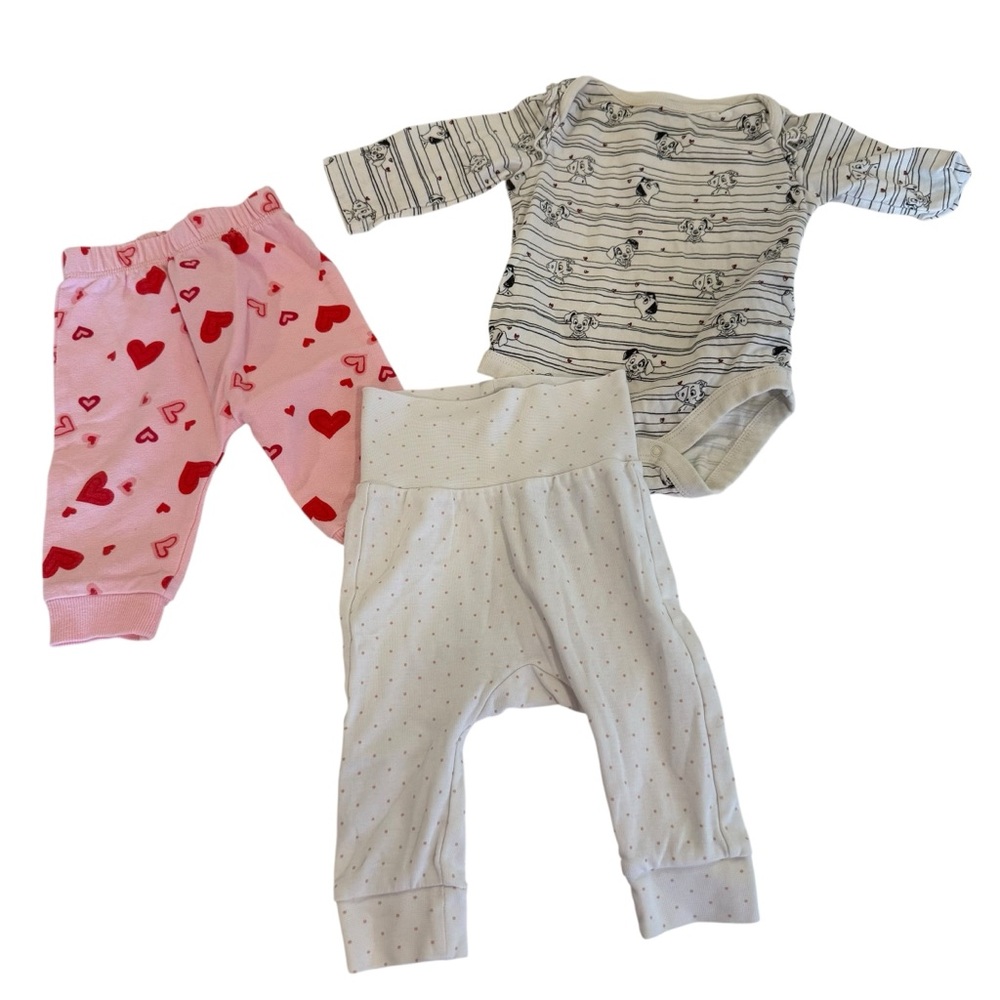 5 for $25!! Baby Girl 13 piece bundle 3-6 mo Disney Just One You Cloud Island - Picture 2 of 7
